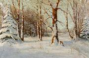 Walter Moras Winter china oil painting artist